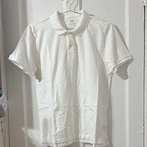 GAP Men's Classic White Polo